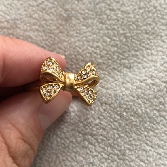 ▫️ Jcrew Pave Bow Ring ▫️ - Picture 1 of 5